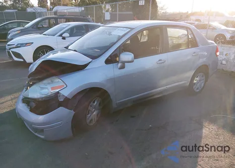 2010 Nissan Versa 1.8S from USA, damaged, VIN 3N1BC1AP7AL404504